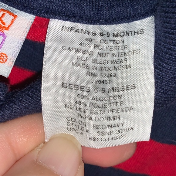 🧸 BUNDLE of Two Small Steps, Rugby One-Piece Bodysuits - Picture 10 of 16